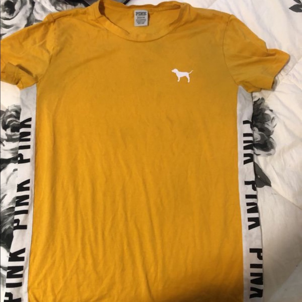 yellow PINK shirt